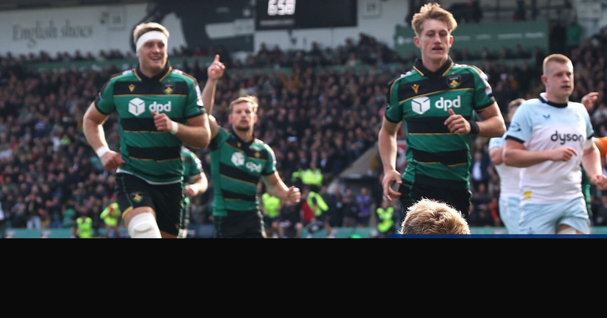 Freeman and Sleightholme light up Northampton's 11-try demolition of Bath
