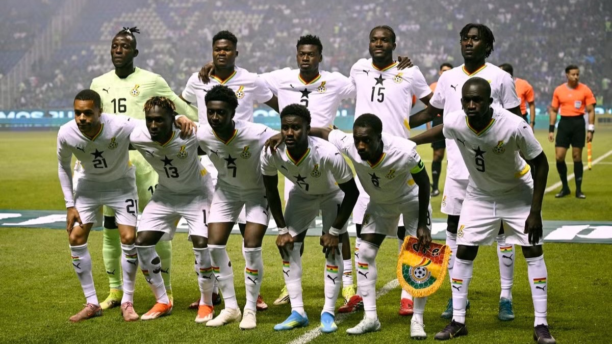 Ghana's lineup vs Mexico
