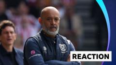 Nuno Demands West Ham Step Up After Humiliating Brentford Thrashing