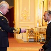Sir Lewis Hamilton knighted by Prince Charles at Windsor Castle